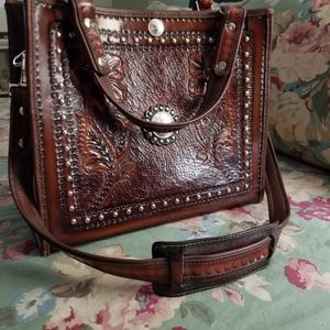 Tooled Leather Purse